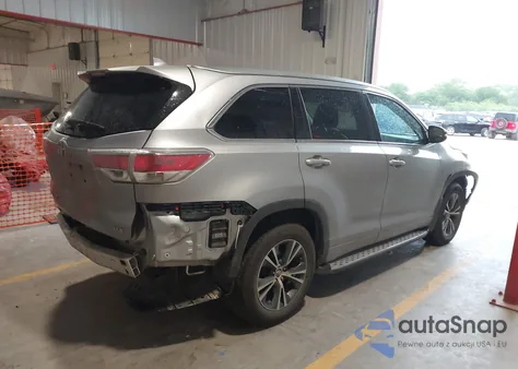 2016 Toyota Highlander Xle V6 z USA, uszkodzony, nr VIN 5TDKKRFH4GS143724